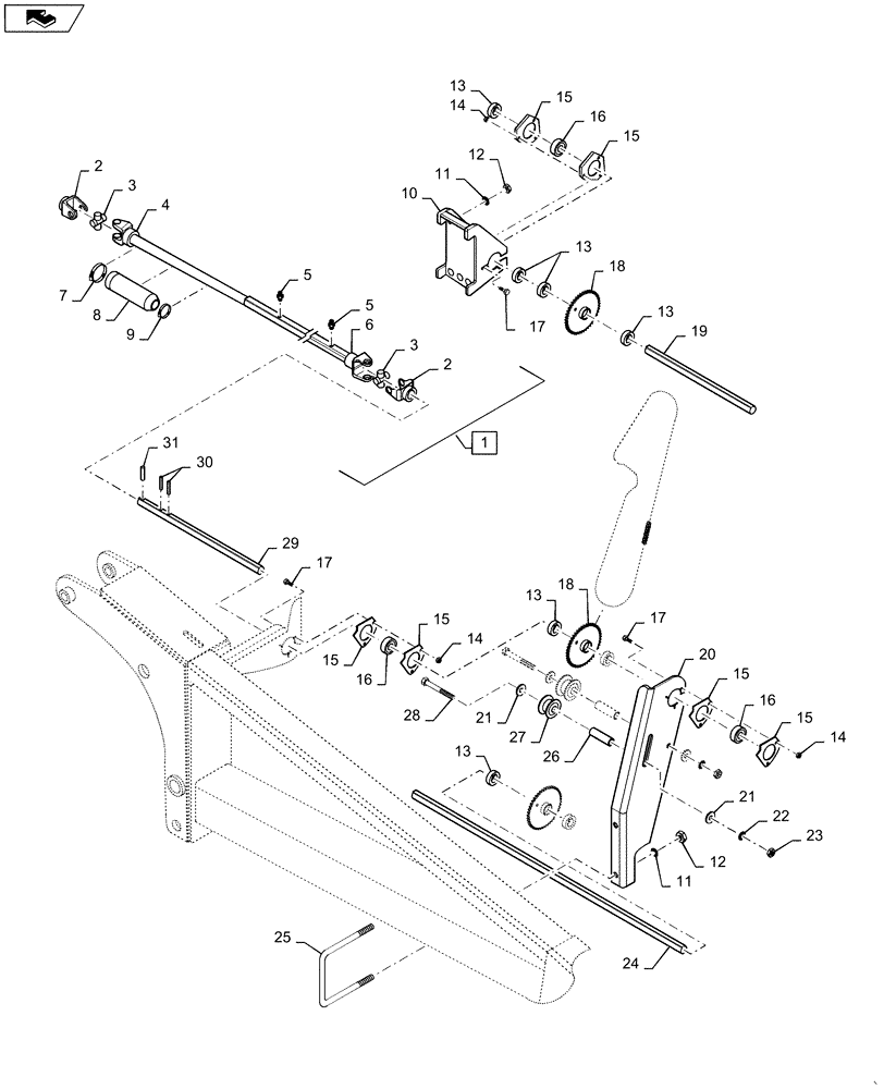 Схема запчастей Case IH 4025 - (35.000.AA[02]) - HYDRAULIC DRIVE (35) - HYDRAULIC SYSTEMS