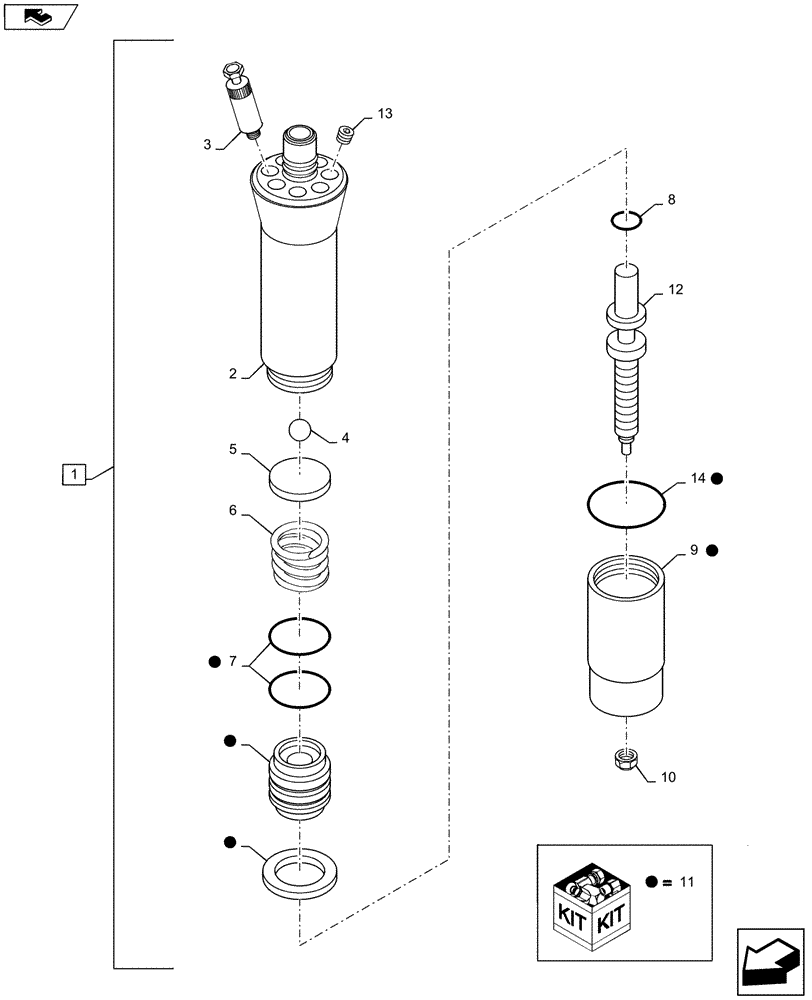 Схема запчастей Case IH RB565 - (71.480.AL) - OILER PUMP (71) - LUBRICATION SYSTEM