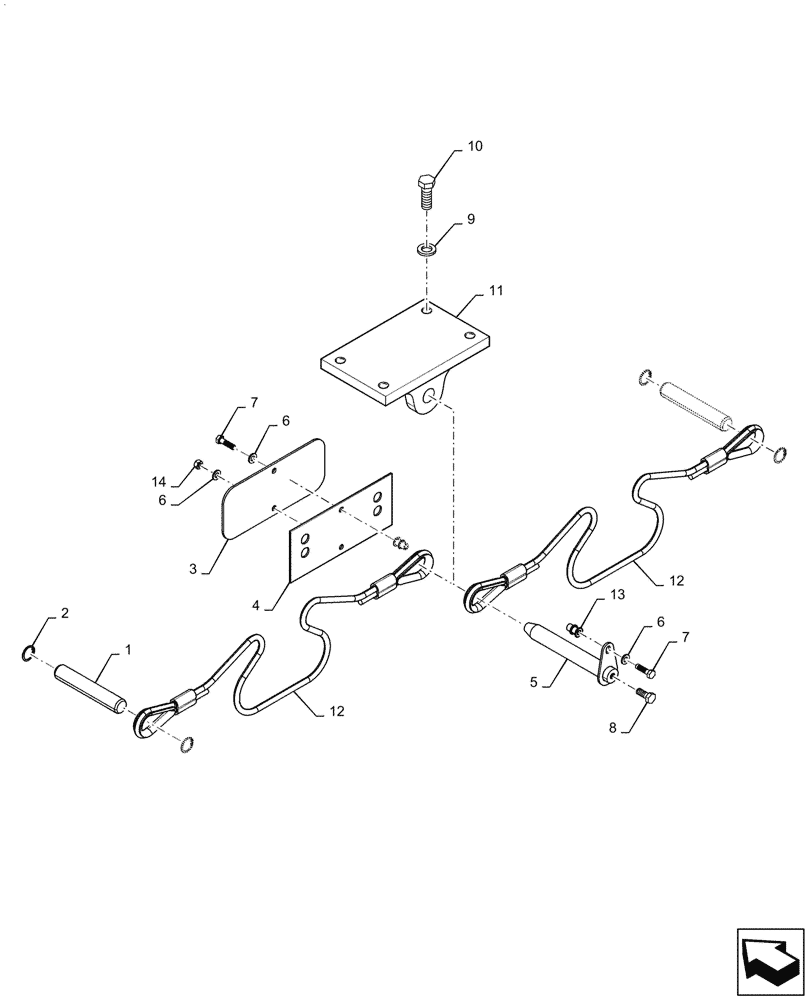Схема запчастей Case IH 2240 - (27.100.AK[03]) - MANUAL ADJUST REAR AXLE (27) - REAR AXLE SYSTEM
