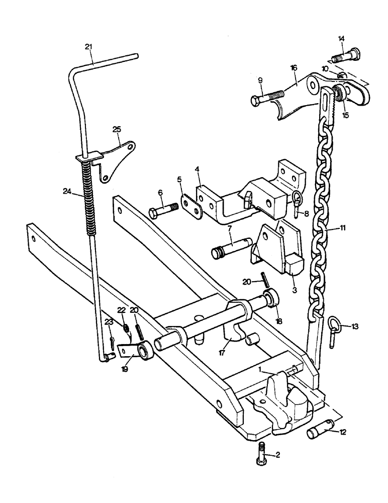 Схема запчастей Case IH 885 - (K10) - DRAWBARS AND HITCHES, PICK UP HITCH, U1819, 990, 995, 996, 1210, 1212 TRACTORS, OPTIONAL EQUIPMENT Drawbars & Hitches