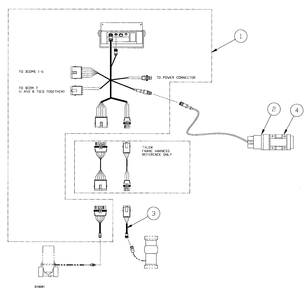 Схема запчастей Case IH SPX4260 - (320) - RAVEN CONTROLLER ASSEMBLY (78) - SPRAYING