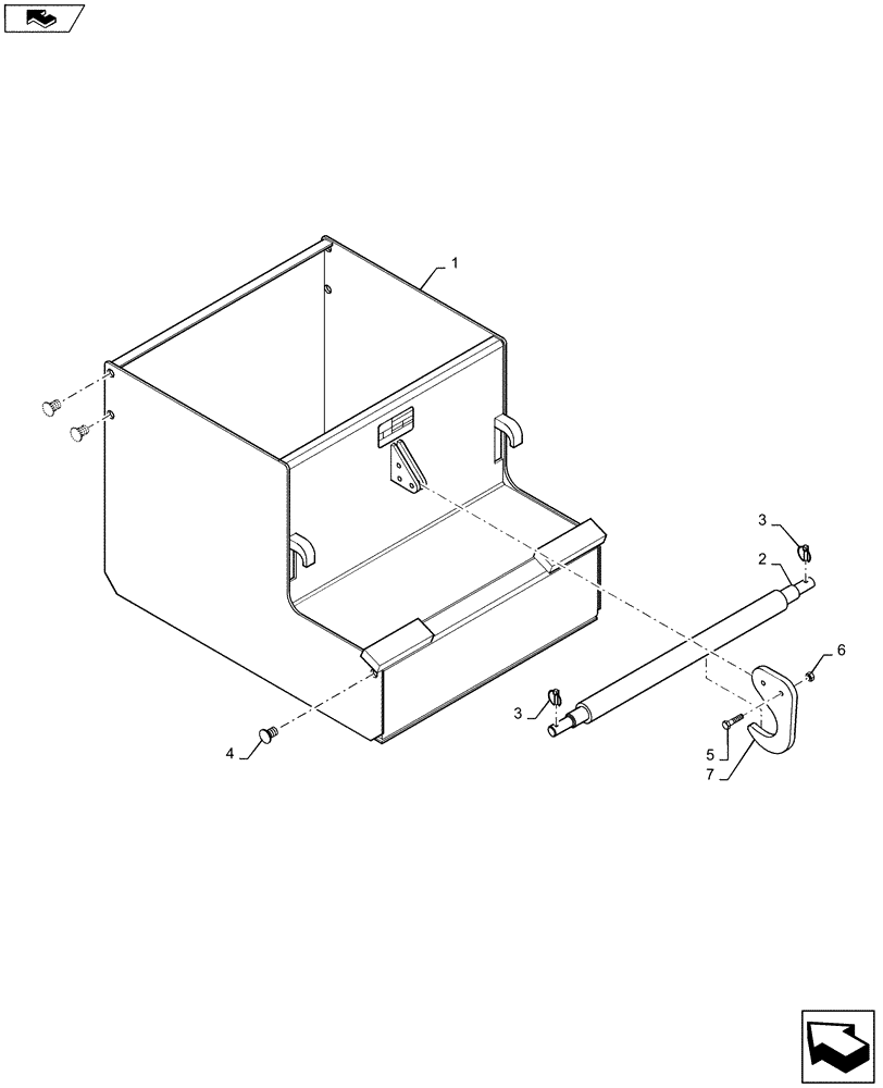 Схема запчастей Case IH L725 - (39.140.AM) - VAR - 717506006 - COUNTERWEIGHT (39) - FRAMES AND BALLASTING