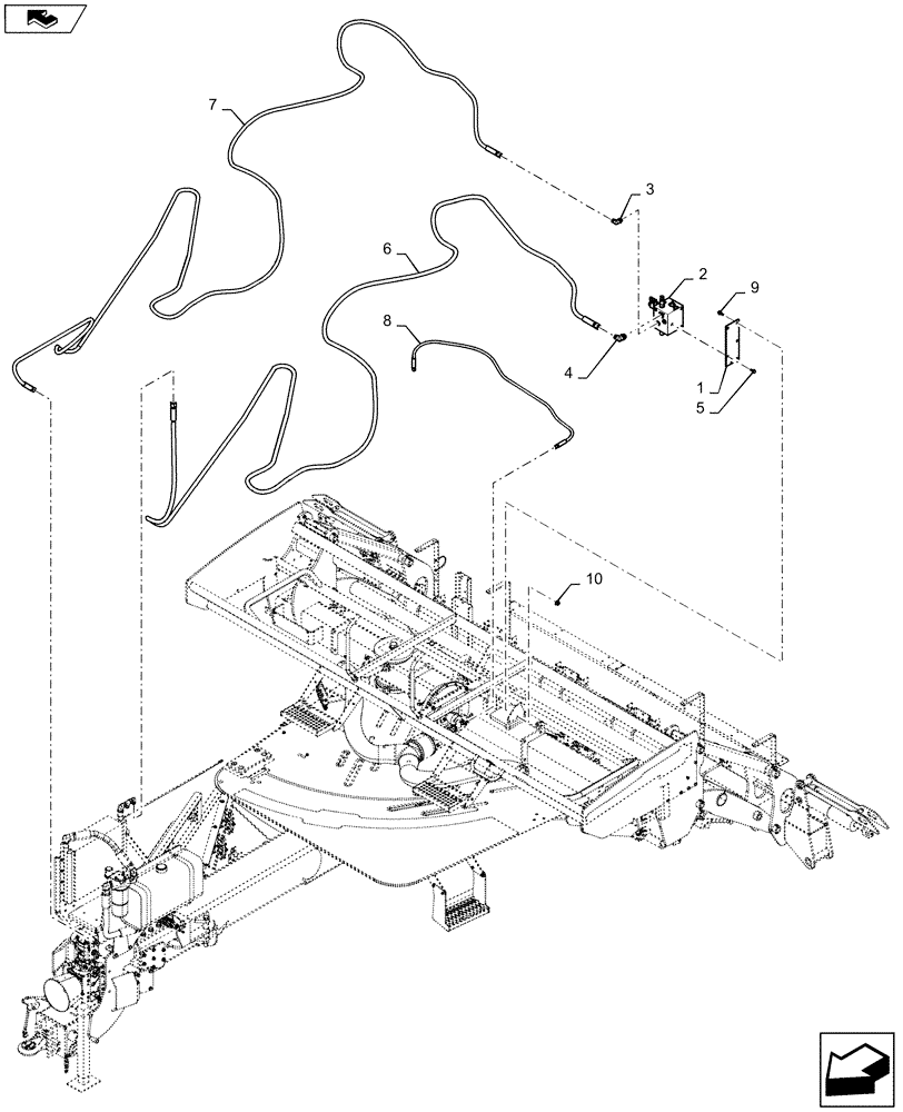Схема запчастей Case IH 1245 - (35.200.AA[18]) - 36 GPM PTO HYDRAULICS WITH BULK FILL FOR 30" SPLIT ROW 12/23, 12/30 (35) - HYDRAULIC SYSTEMS