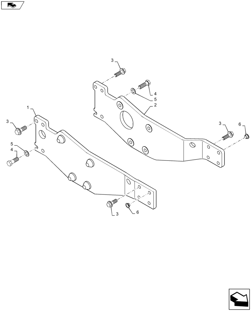 Схема запчастей Case IH MAXXUM 115 - (82.100.AK[07]) - VAR - 331605, 743847 - NAR LOADER READY SIDEFRAMES - SUPPORTS (82) - FRONT LOADER & BUCKET