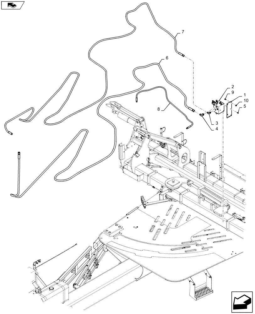 Схема запчастей Case IH 1245 - (35.200.AA[19]) - 36 GPM PTO HYDRAULICS WITH BULK FILL FOR 30" SPLIT ROW 16/31, 24/20, 16/30 (35) - HYDRAULIC SYSTEMS