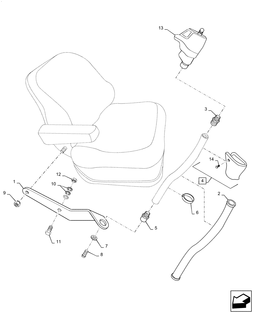 Схема запчастей Case IH L745 - (35.102.AE[02]) - VAR - 713600016 - 3 FUNCTION ELECTRONIC LOADER MOUNTED VALVE KIT - JOYSTICK FOR MAXXUM 110, 115, 120, 125, 130, 140 W/CCLS (35) - HYDRAULIC SYSTEMS