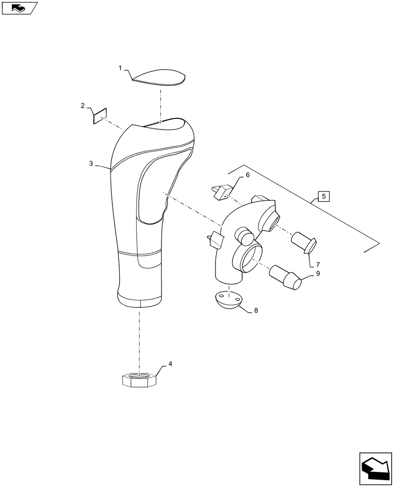 Схема запчастей Case IH L755 - (35.204.BJ[04]) - VAR - 713640006 - ERGODRIVE LCS OPEN CENTER - FARMALL 110A, 120A, 125A, 140A (35) - HYDRAULIC SYSTEMS