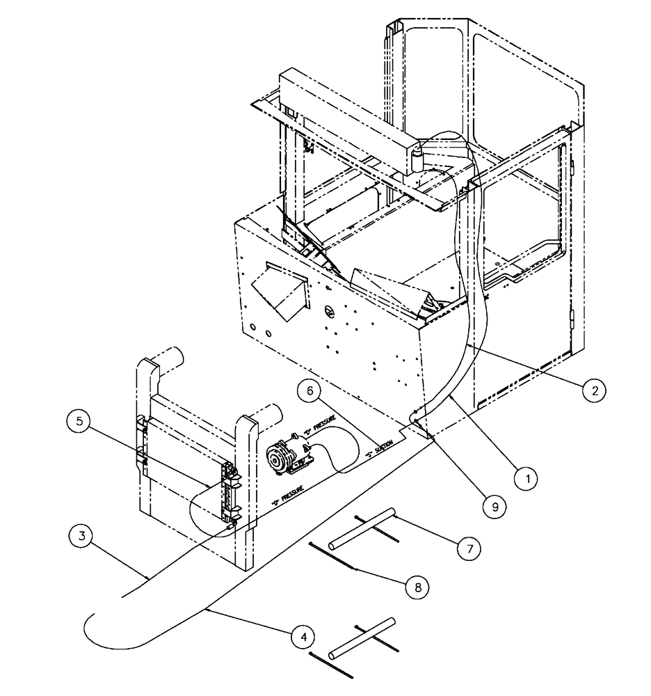 Схема запчастей Case IH FLX3300B - (01-012) - AC COMPONENTS (10) - CAB