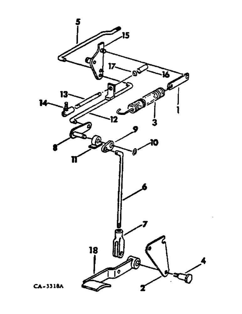 Схема запчастей Case IH 674 - (12-12) - POWER, FOOT ACCELERATOR, CARBURETED ENGINE TRACTORS Power