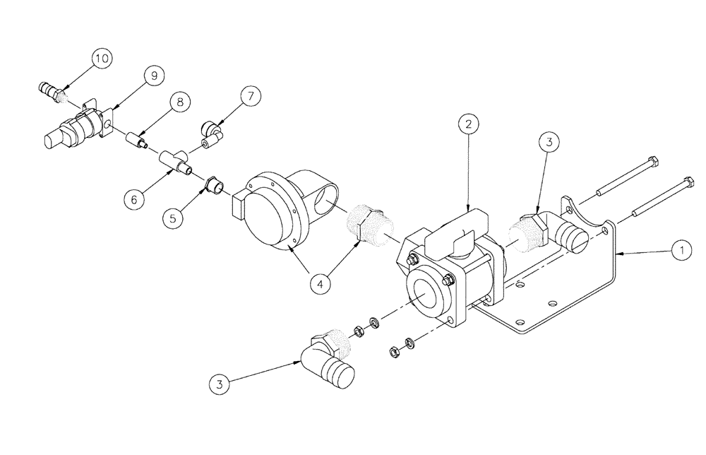Схема запчастей Case IH SPX4260 - (11-022) - FOAMER DROP VALVE, RIGHT BOOM Options