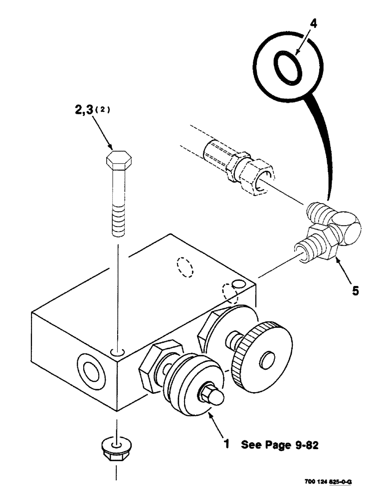 Схема запчастей Case IH 8460 - (9-84) - MESH WRAP HYDRAULIC CONTROL VALVE SERVICE KIT, 700124625 HYD. CONTROL VALVE SERVICE KIT COMPLETE Decals & Attachments