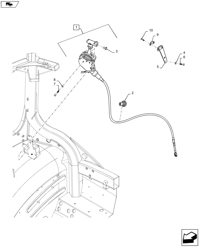 Схема запчастей Case IH MAXXUM 110 - (31.114.AO[01]) - 2 SPEED REAR PTO - PTO SPEED CONTROL (31) - IMPLEMENT POWER TAKE OFF