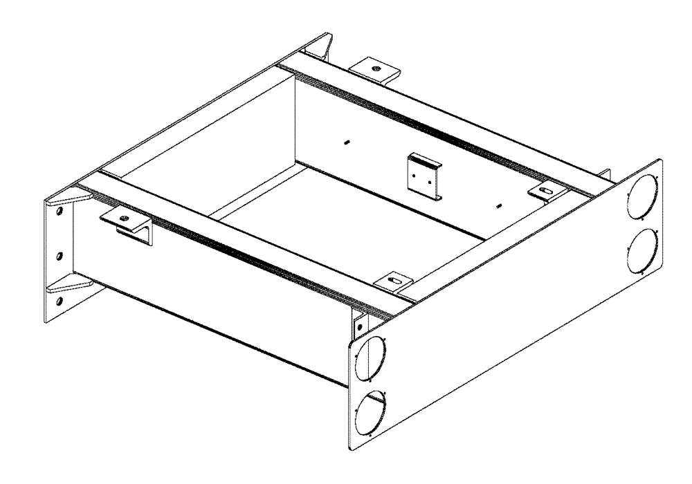 Схема запчастей Case IH FLX3300B - (10-002) - FRAME EXTENSION - 35" Options