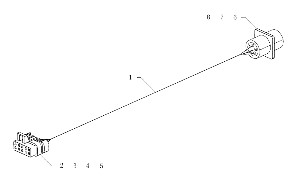 Схема запчастей Case IH ADX2180 - (A.50.A[53]) - TASK CONTROLLER OMNISTAR CABLE A - Distribution Systems