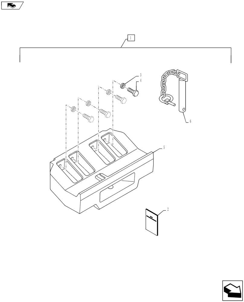 Схема запчастей Case IH MAXXUM 140 - (88.100.37[12]) - DIA KIT - STANDARD STEER CARRIER (88) - ACCESSORIES