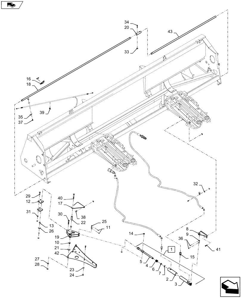 Схема запчастей Case IH 4206-30 - (35.359.AE[02]) - HYDRAULIC, CONTROL, STRIPPER PLATE (35) - HYDRAULIC SYSTEMS