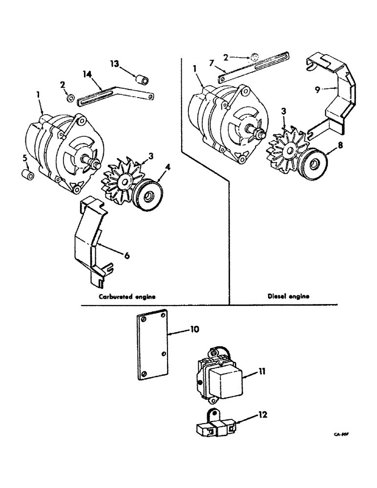 Схема запчастей Case IH 826 - (08-02) - ELECTRICAL, ALTERNATOR GENERATOR AND CONNECTIONS (06) - ELECTRICAL