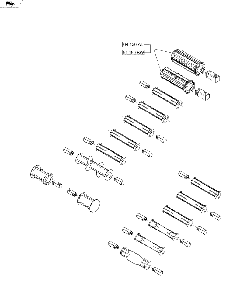 Схема запчастей Case IH A8800 - (00.000.64) - PICTORIAL INDEX - CHOPPING (00) - GENERAL & PICTORIAL INDEX