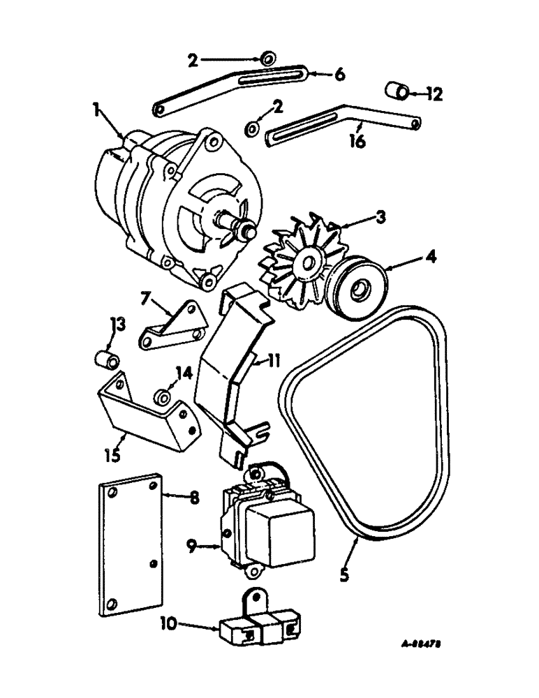 Схема запчастей Case IH 856 - (G-02) - ELECTRICAL SYSTEM, ALTERNATOR GENERATOR AND CONNECTIONS (06) - ELECTRICAL SYSTEMS