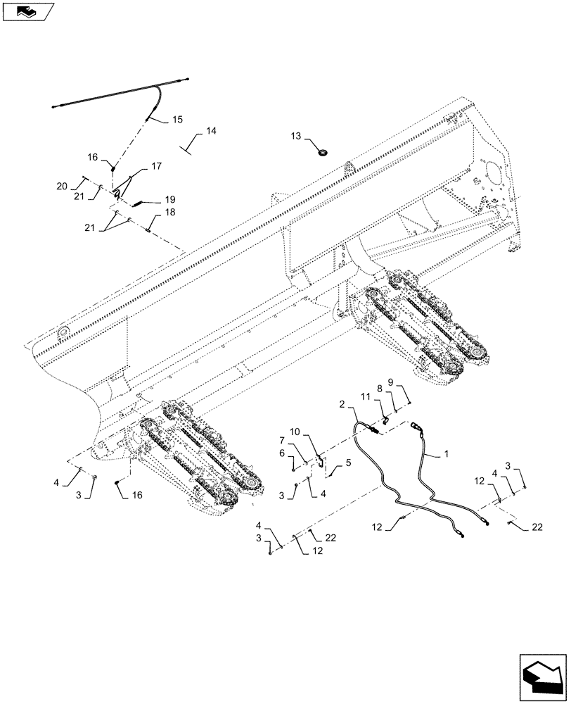 Схема запчастей Case IH 4206-30 - (35.359.AE[01]) - HYDRAULIC, CONTROL, STRIPPER PLATE (35) - HYDRAULIC SYSTEMS