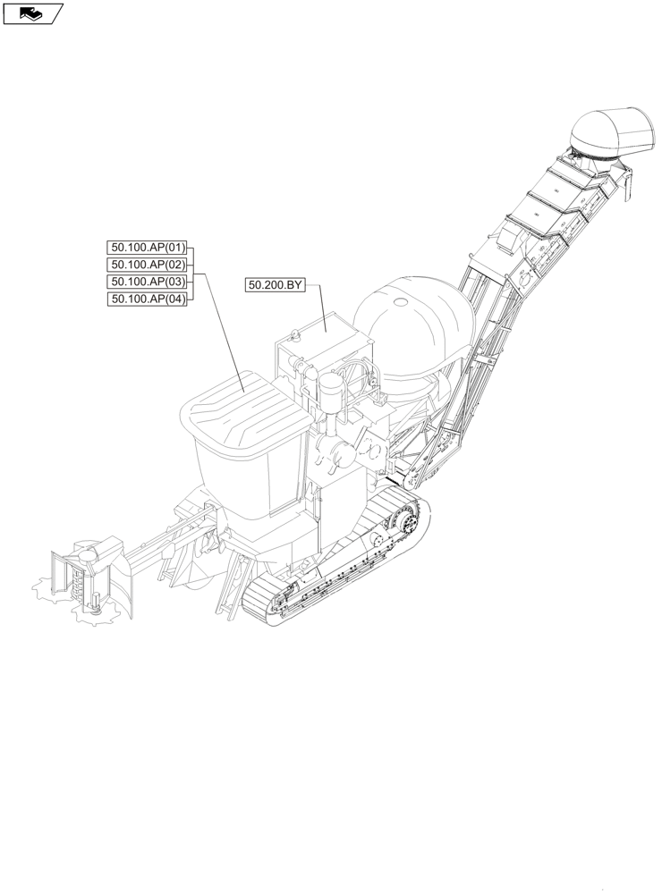 Схема запчастей Case IH A8800 - (00.000.50) - PICTORIAL INDEX - CAB CLIMATE CONTROL (00) - GENERAL & PICTORIAL INDEX