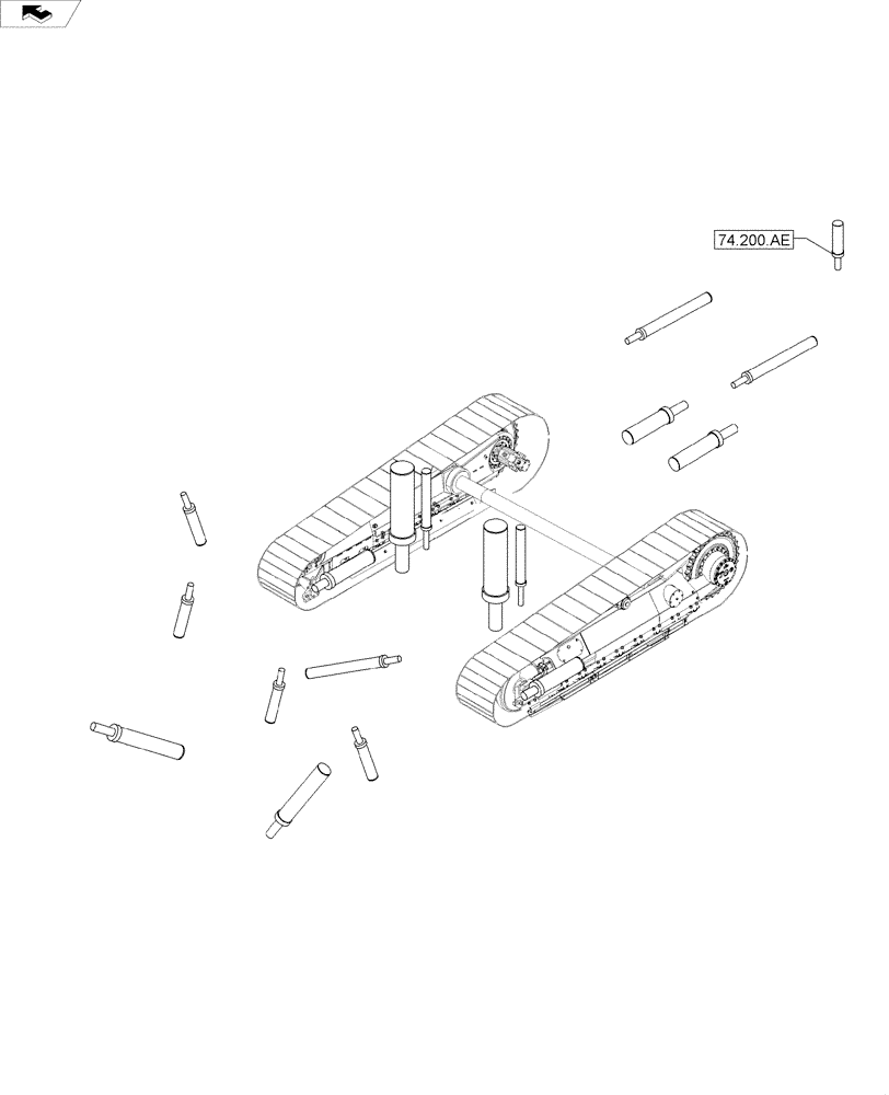 Схема запчастей Case IH A8800 - (74.000.00[03]) - PICTORIAL INDEX - CLEANING (74) - CLEANING
