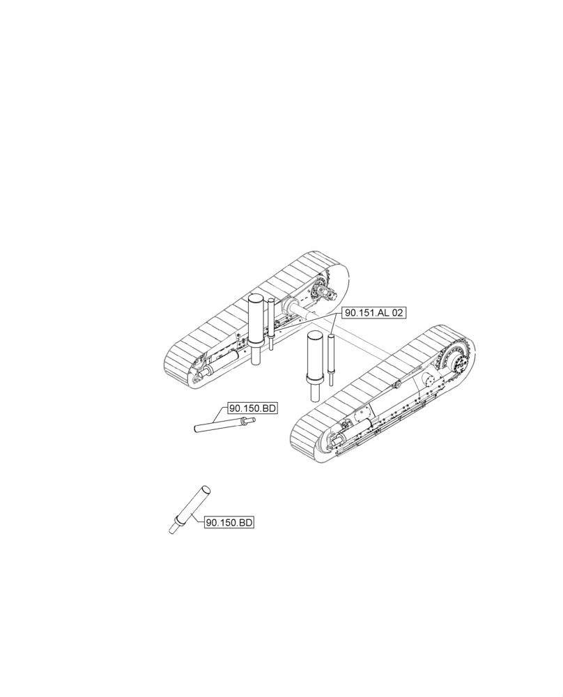 Схема запчастей Case IH A8800 - (00.000.90[03]) - PICTORIAL INDEX - PLATFORM, CAB, BODYWORK AND DECALS (00) - GENERAL & PICTORIAL INDEX