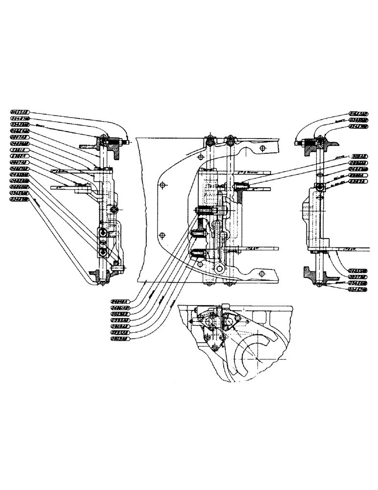 Схема запчастей Case IH DC-SERIES - (115) - GEAR SHIFTER SHAFT ASSEMBLY (06) - POWER TRAIN