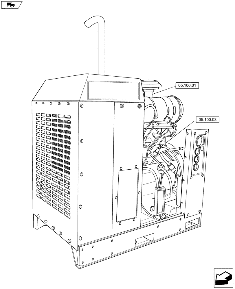 Схема запчастей Case IH RP110 - (00.000.05) - PICTORIAL INDEX - MACHINE COMPLATION AND EQUIPMENT (00) - GENERAL & PICTORIAL INDEX