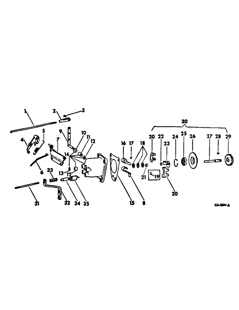 Схема запчастей Case IH C-291 - (D-41) - GOVERNOR 