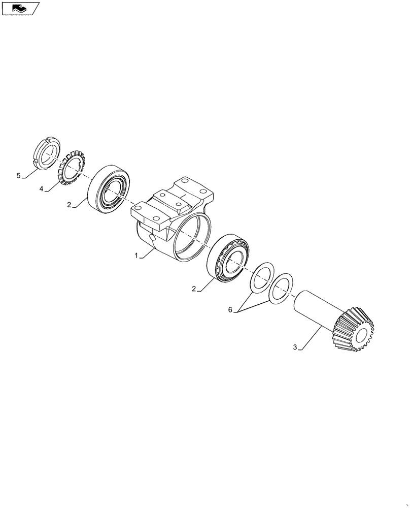 Схема запчастей Case IH 3152 - (58.110.12) - PINION, ASSY, HORIZONTAL (58) - ATTACHMENTS/HEADERS