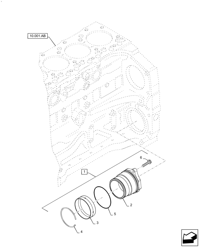 Схема запчастей Case IH PUMA1654 - (31.110.AB[03]) - PTO ASSY (31) - IMPLEMENT POWER TAKE OFF