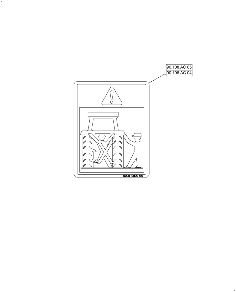 Схема запчастей Case IH PUMA 2304 - (00.000.90[04]) - PICTORIAL INDEX - PLATFORM, CAB, BODYWORK AND DECALS (00) - GENERAL & PICTORIAL INDEX