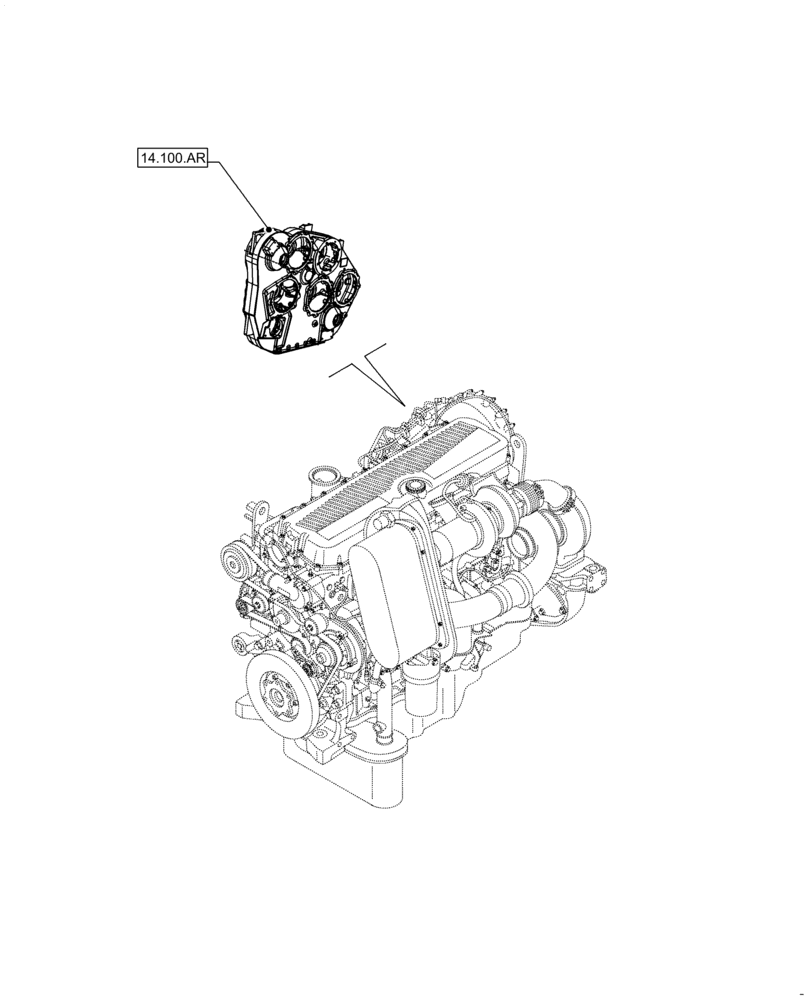 Схема запчастей Case IH F3DFE613F B002 - (14.000.00) - SECTION INDEX - MAIN GEAR BOX AND DRIVE (14) - MAIN GEARBOX & DRIVE