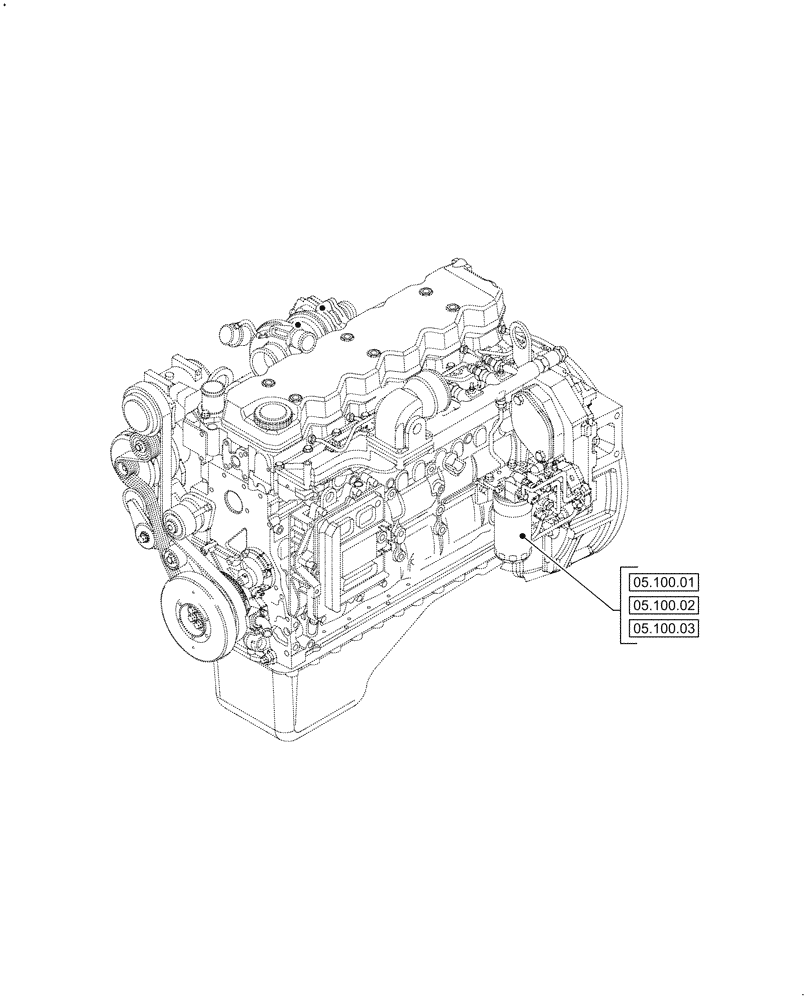 Схема запчастей Case IH F4HFE613C B004 - (00.000.05) - PICTORIAL INDEX - MACHINE COMPLATION AND EQUIPMENT (00) - GENERAL & PICTORIAL INDEX