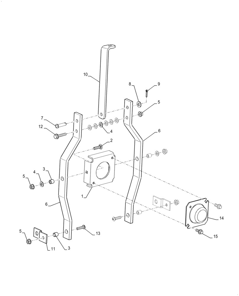 Схема запчастей Case IH 7140 - (74.136.AA) - PIVOT, FAN, SPEED GOVERNOR (74) - CLEANING