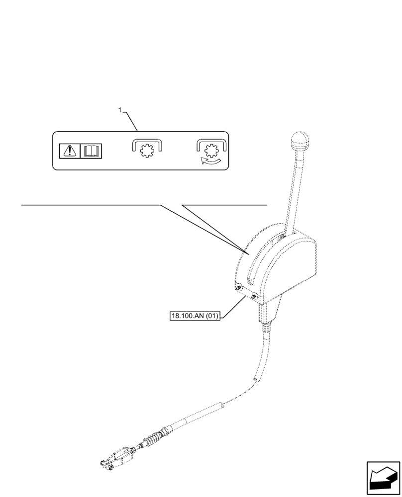 Схема запчастей Case IH FARMALL 85C - (90.108.AC[02]) - VAR - 743565, 743566, 743594 - WARNING DECAL, W/O CAB (90) - PLATFORM, CAB, BODYWORK AND DECALS