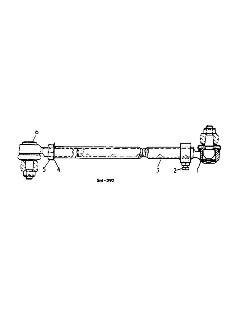 Схема запчастей Case IH 2400 - (14-17) - TIE ROD ASSEMBLY, 3113665R91 Suspension