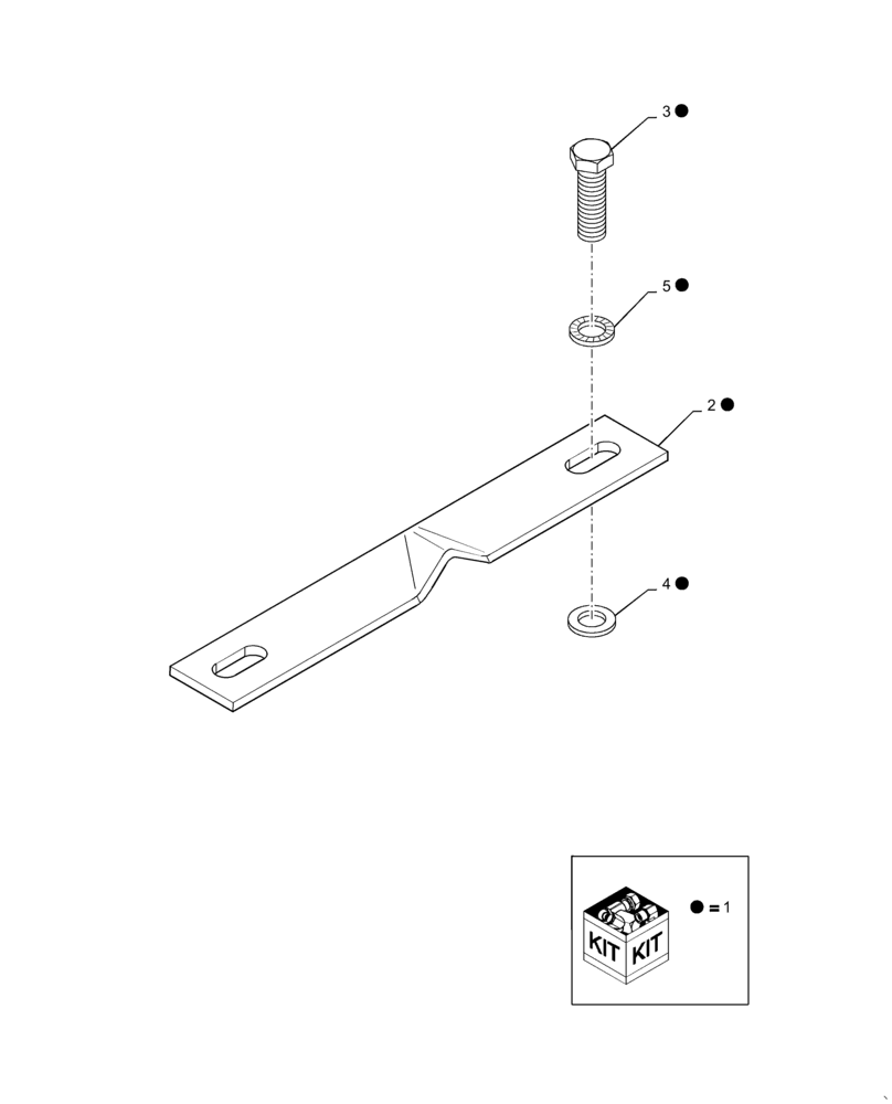 Схема запчастей Case IH 2408-36 - (20.13.04[1]) - WEAR PLATE, KIT (58) - ATTACHMENTS/HEADERS