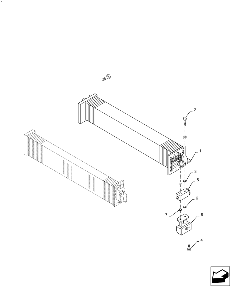 Схема запчастей Case IH PUMA1854 - (50.100.AP[02]) - AIR CONDITIONING BREAKDOWN (50) - CAB CLIMATE CONTROL