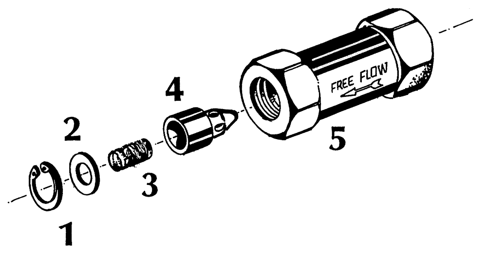 Схема запчастей Case IH 7700 - (B04[37]) - HYDRAULIC CHECK VALVE Hydraulic Components & Circuits