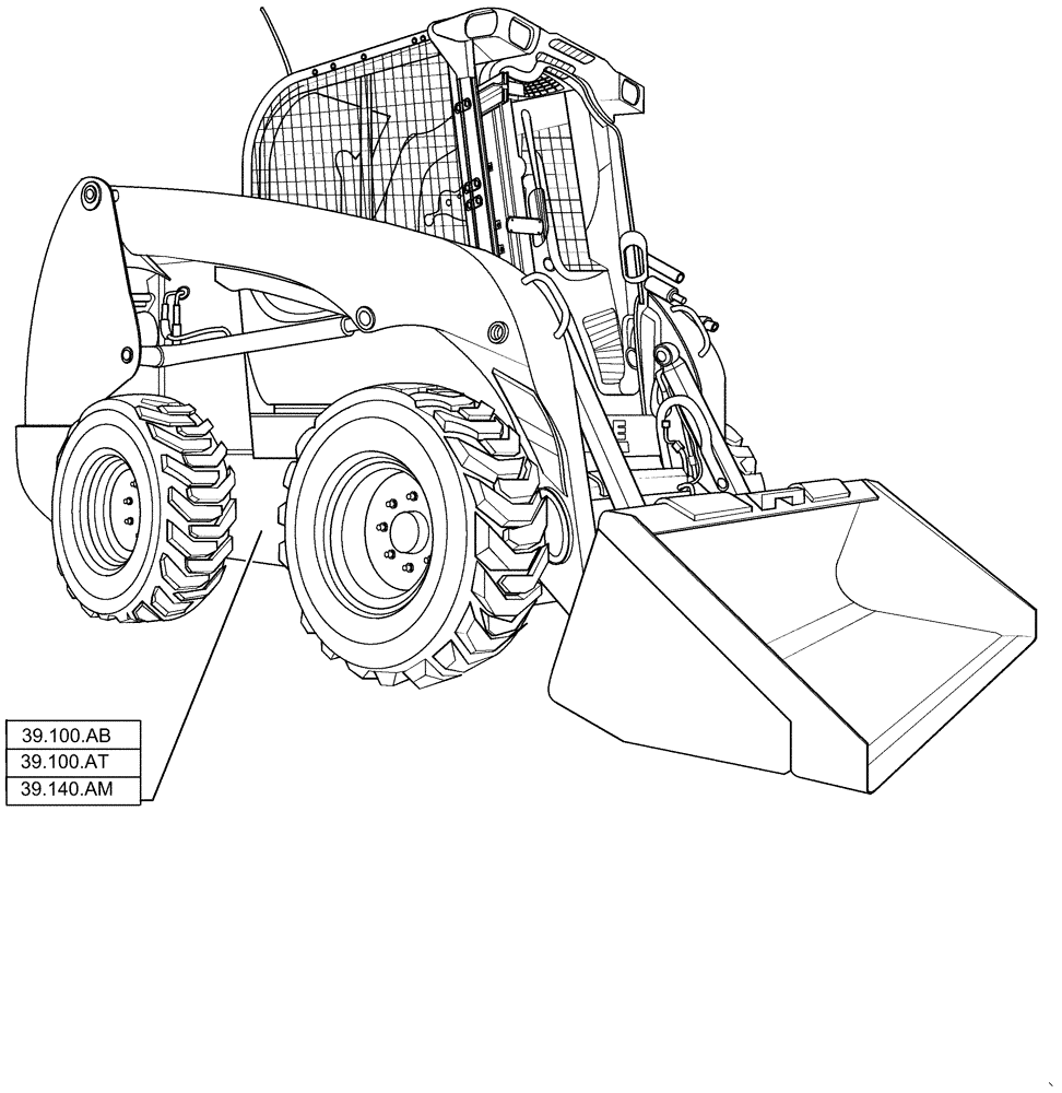 Схема запчастей Case IH SR200 - (00.000.39) - PICTORIAL INDEX - FRAMES (00) - GENERAL & PICTORIAL INDEX