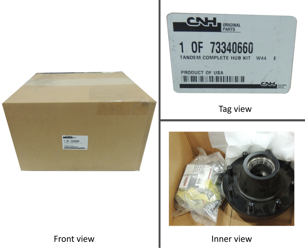 Схема запчастей Case IH 870 - (88.103.01[01]) - HUB, KIT (88) - ACCESSORIES