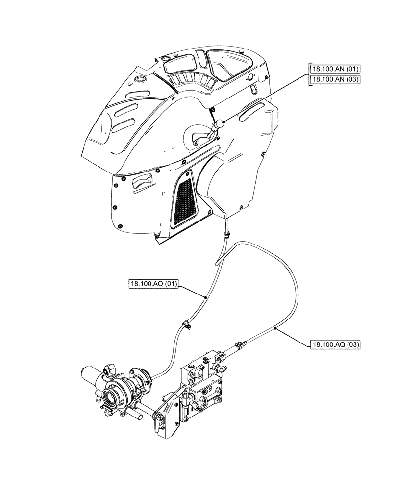 Схема запчастей Case IH FARMALL 75C - (18.000.00[02]) - SECTION INDEX - CLUTCH (18) - CLUTCH
