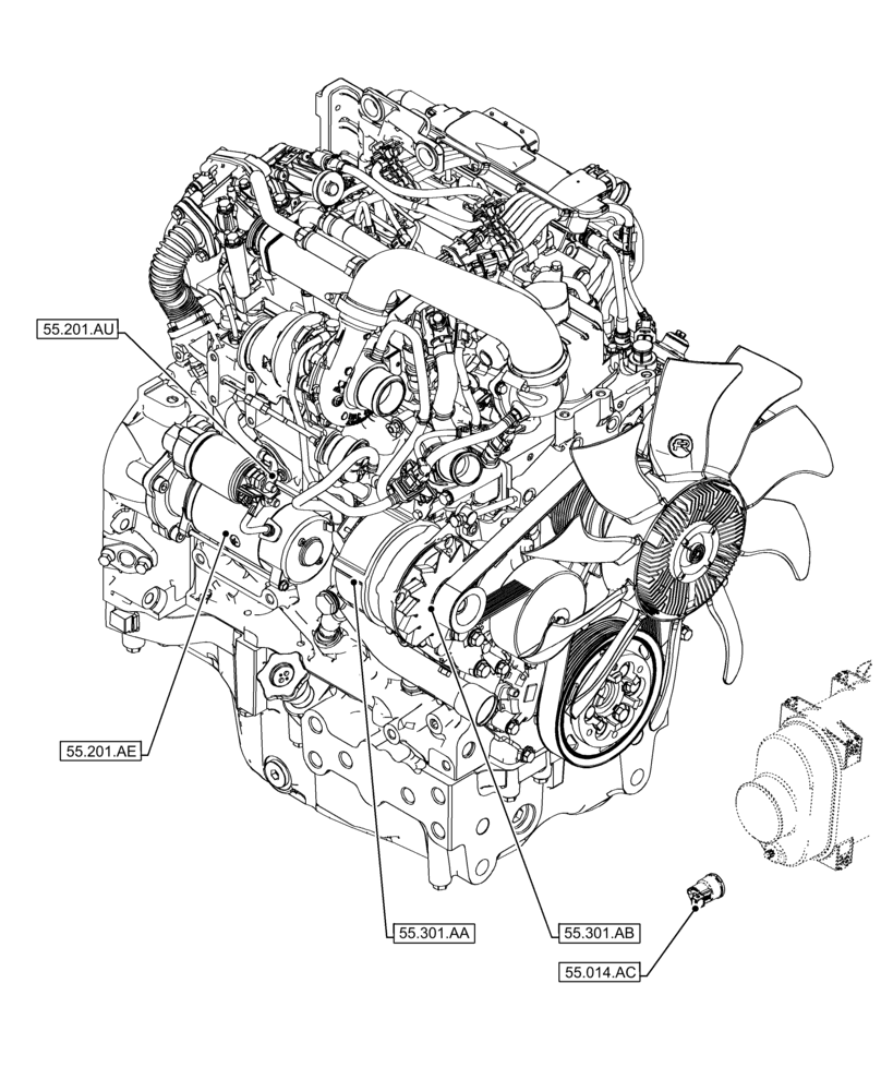 Схема запчастей Case IH FARMALL 75C - (55.000.00[06]) - SECTION INDEX - ELECTRICAL SYSTEMS (55) - ELECTRICAL SYSTEMS