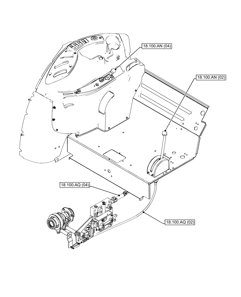 Схема запчастей Case IH FARMALL 75C - (18.000.00[03]) - SECTION INDEX - CLUTCH (18) - CLUTCH