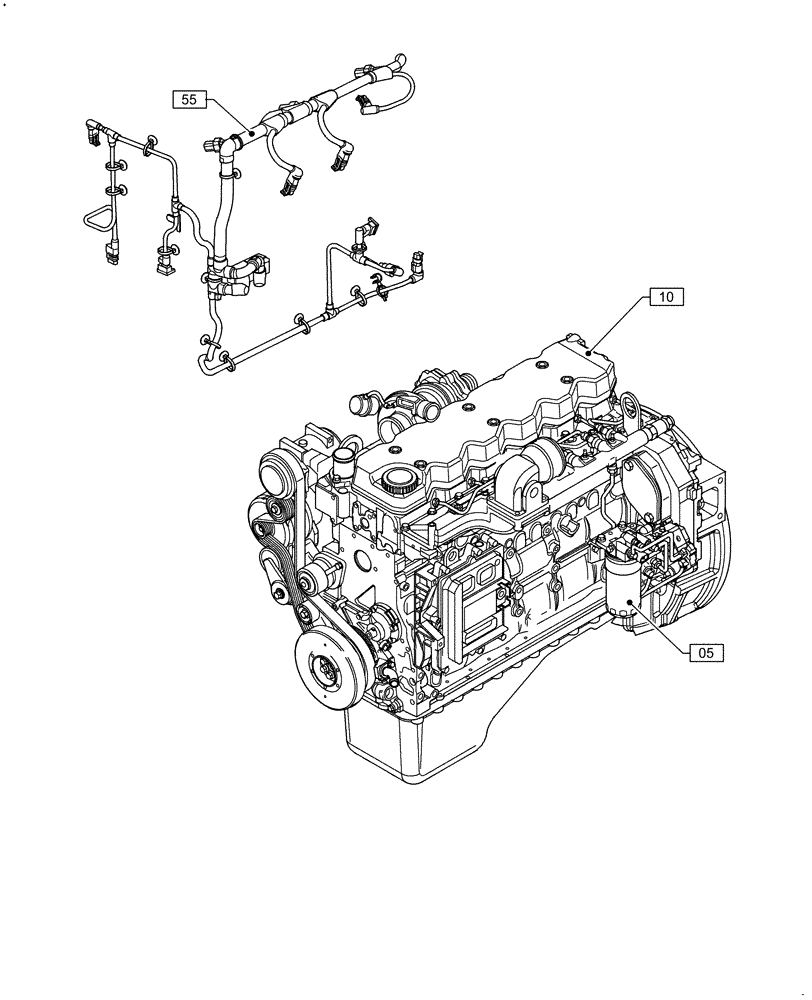 Схема запчастей Case IH F4HFE613H B003 - (00.000.00) - PICTORIAL INDEX (00) - GENERAL & PICTORIAL INDEX