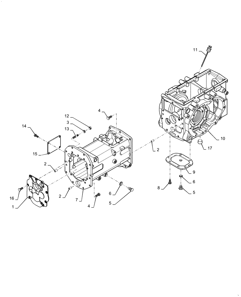 Схема запчастей Case IH FARMALL 30C - (21.120.AB[01]) - TRANSMISSION HOUSING, FARMALL 30C, 35C (21) - TRANSMISSION