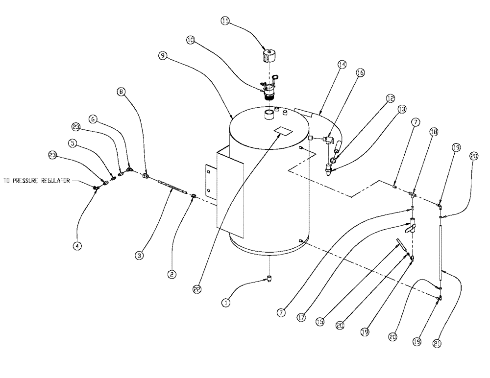 Схема запчастей Case IH FLX4375 - (10-009) - FOAM TANK Options