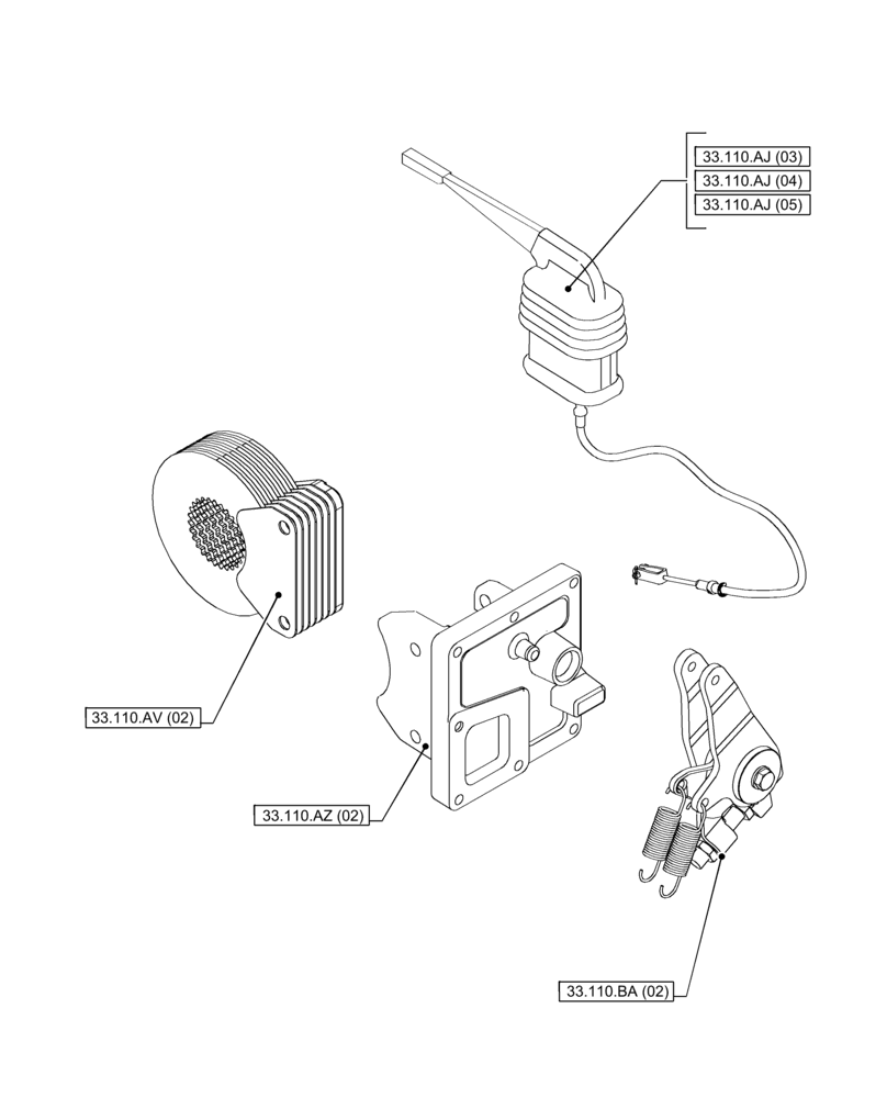 Схема запчастей Case IH PUMA 220 CVT - (33.000.00[01]) - SECTION INDEX - BRAKES & CONTROLS (33) - BRAKES & CONTROLS